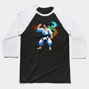 Shrimps Master BJJ Baseball T-Shirt